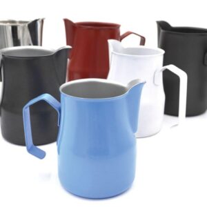 18 oz Coloured Milk Pitchers - Espresso Dolce
