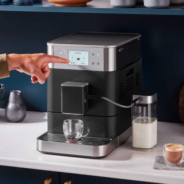 KitchenAid Fully Automatic Espresso Machine KF7 with Milk Container KES8557BK - Image 4