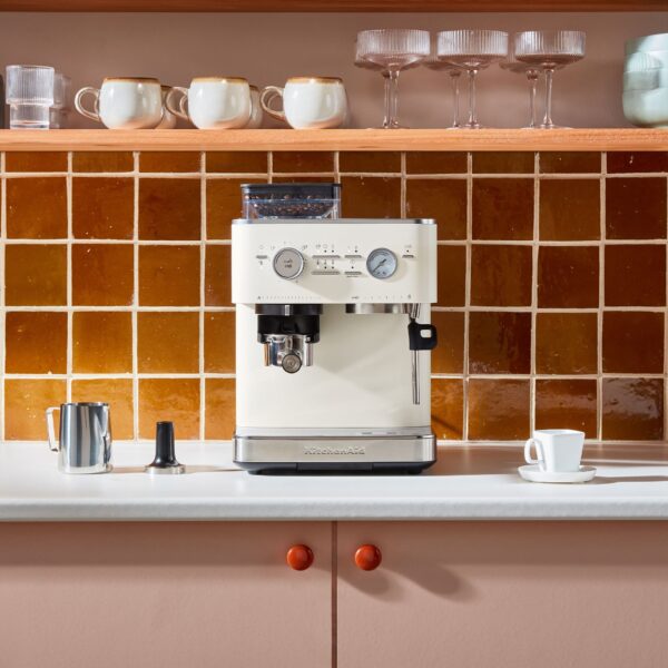KitchenAid Semi Automatic Espresso Machine with Burr Grinder - Image 9