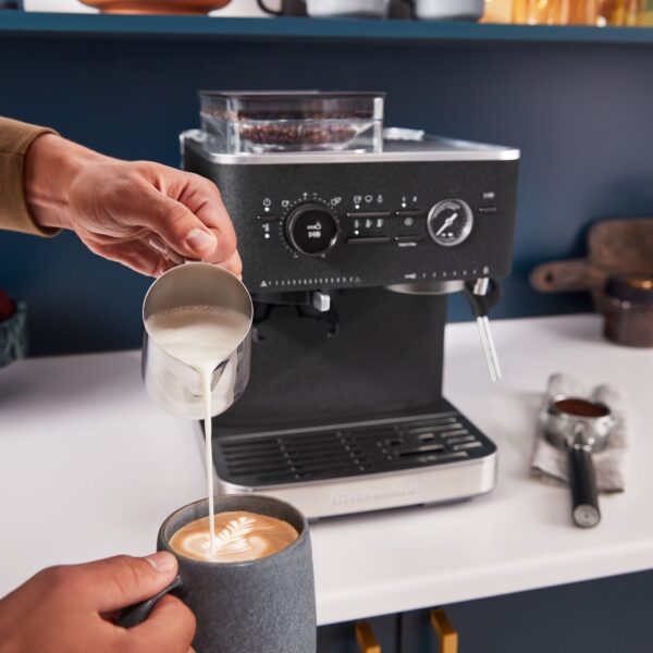 KitchenAid Semi Automatic Espresso Machine with Burr Grinder - Image 4