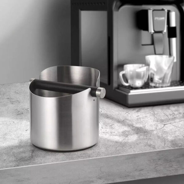 Stainless Steel Round Knock Box - Image 2