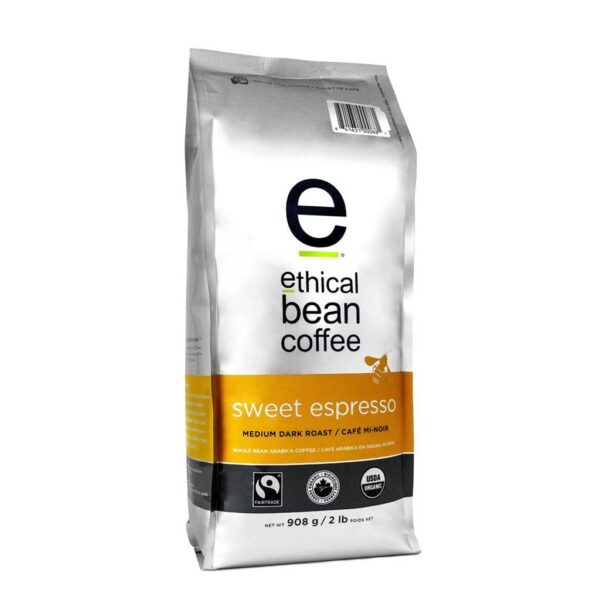 Ethical Bean Sweet Espresso - Medium Dark Roast - Espresso Dolce