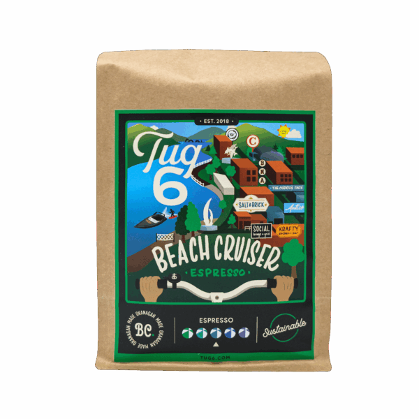 TUG6 Beachcruiser Espresso 2lb