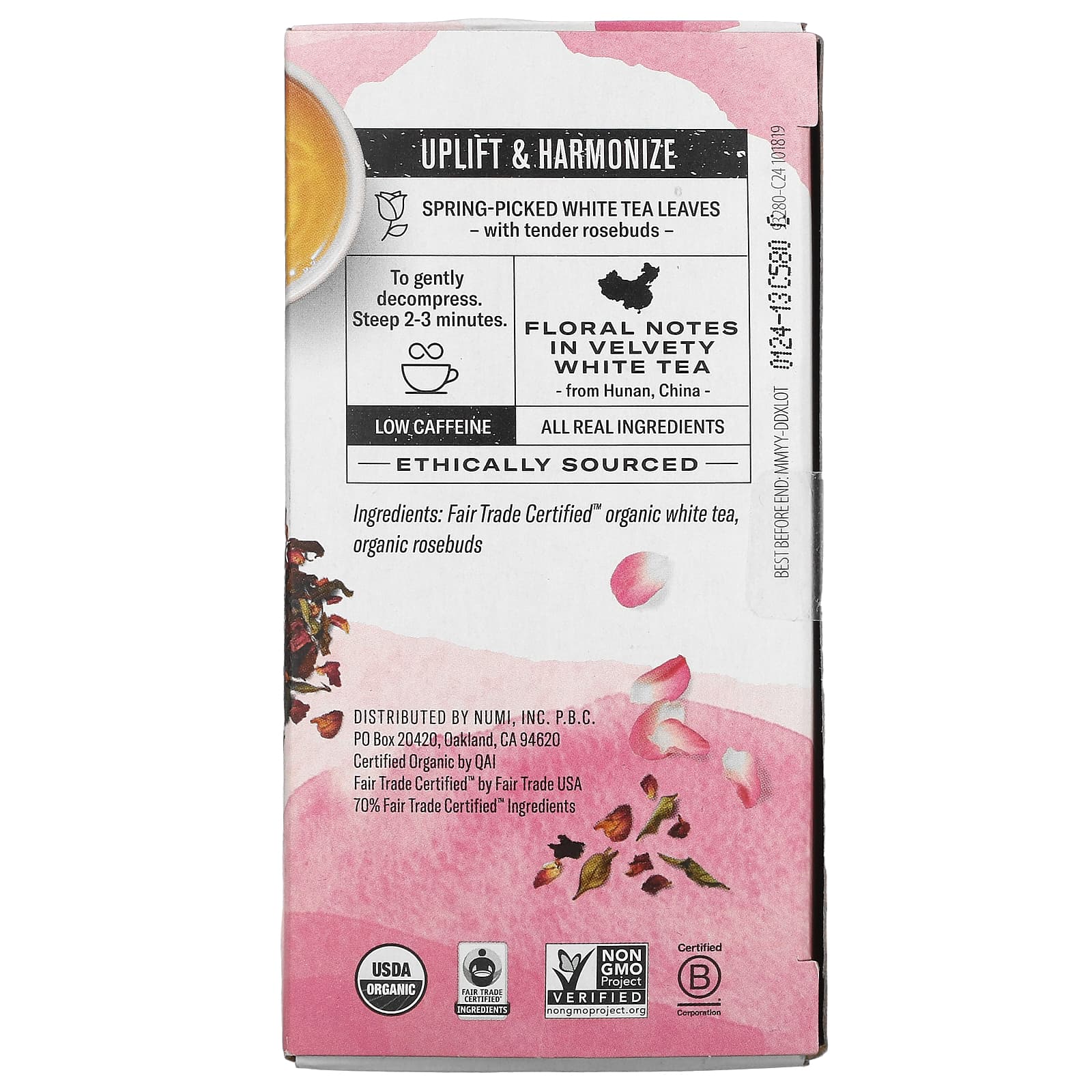 NUMI ORGANIC WHITE ROSE - Image 2