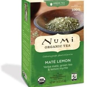 NUMI ORGANIC TEA MATE LEMON GREEN TEA