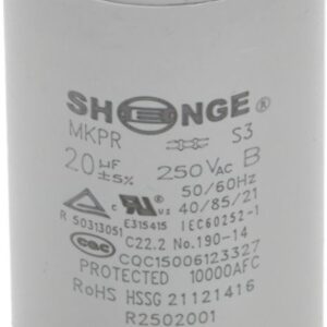 CAPACITOR 20µF 400-450VAC 50/60HZ (UL) (10102908)