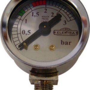 Elektra Chrome Pressure Gauge 00143035 - Espresso Dolce